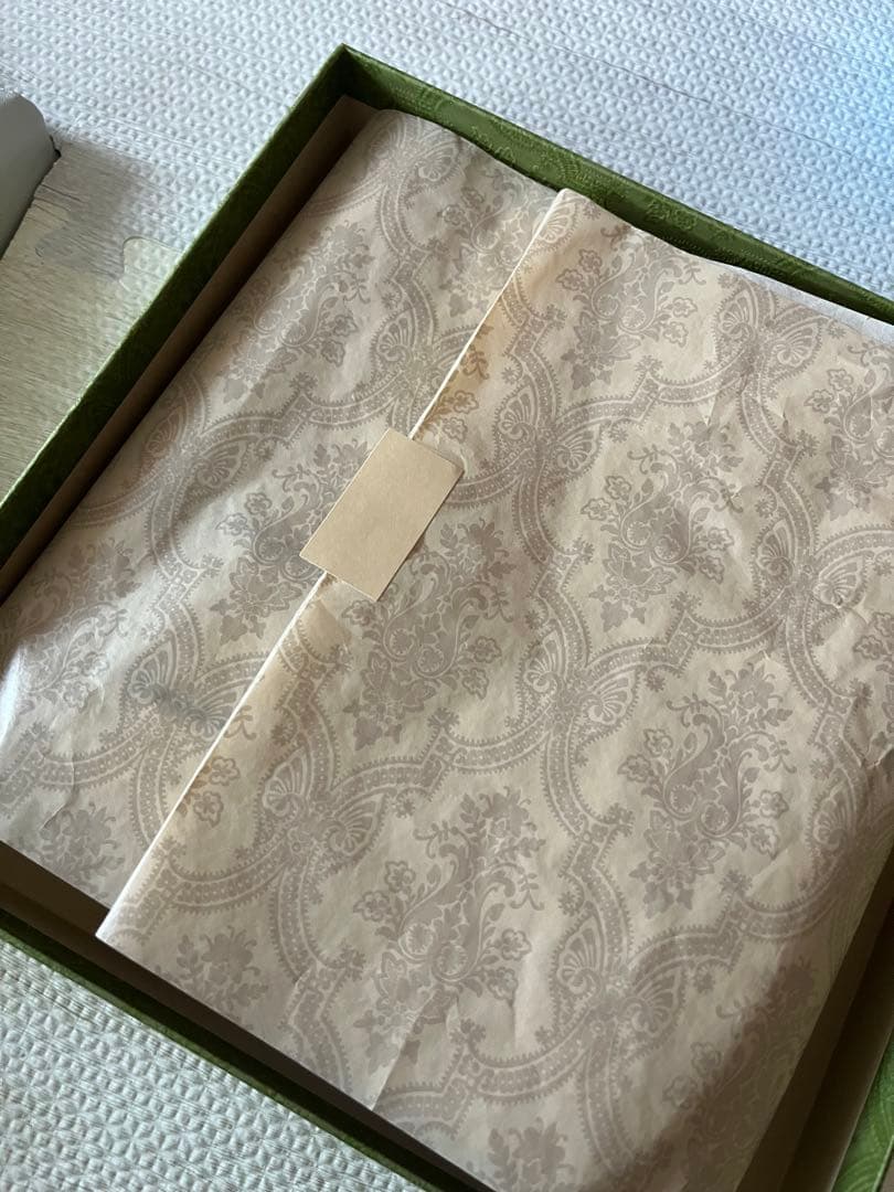 GUCCI ベビー　GGパターンウールブランケット　イタリア製　未使用品