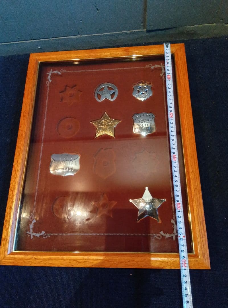 アメリカ連邦保安官バッジ６種 スターリングSV 約123g フランクリンミント