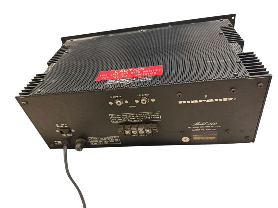 Marantz Model 240 パワーアンプ　マランツ　ヴィンテージ
