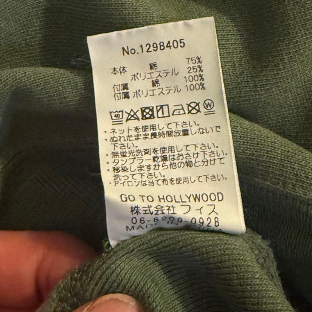 gotohollywood サテンリボン スウェット size02