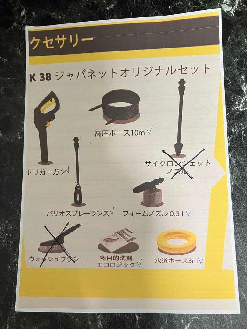 KARCHER 高圧洗浄機 JTK 38 & 洗浄剤