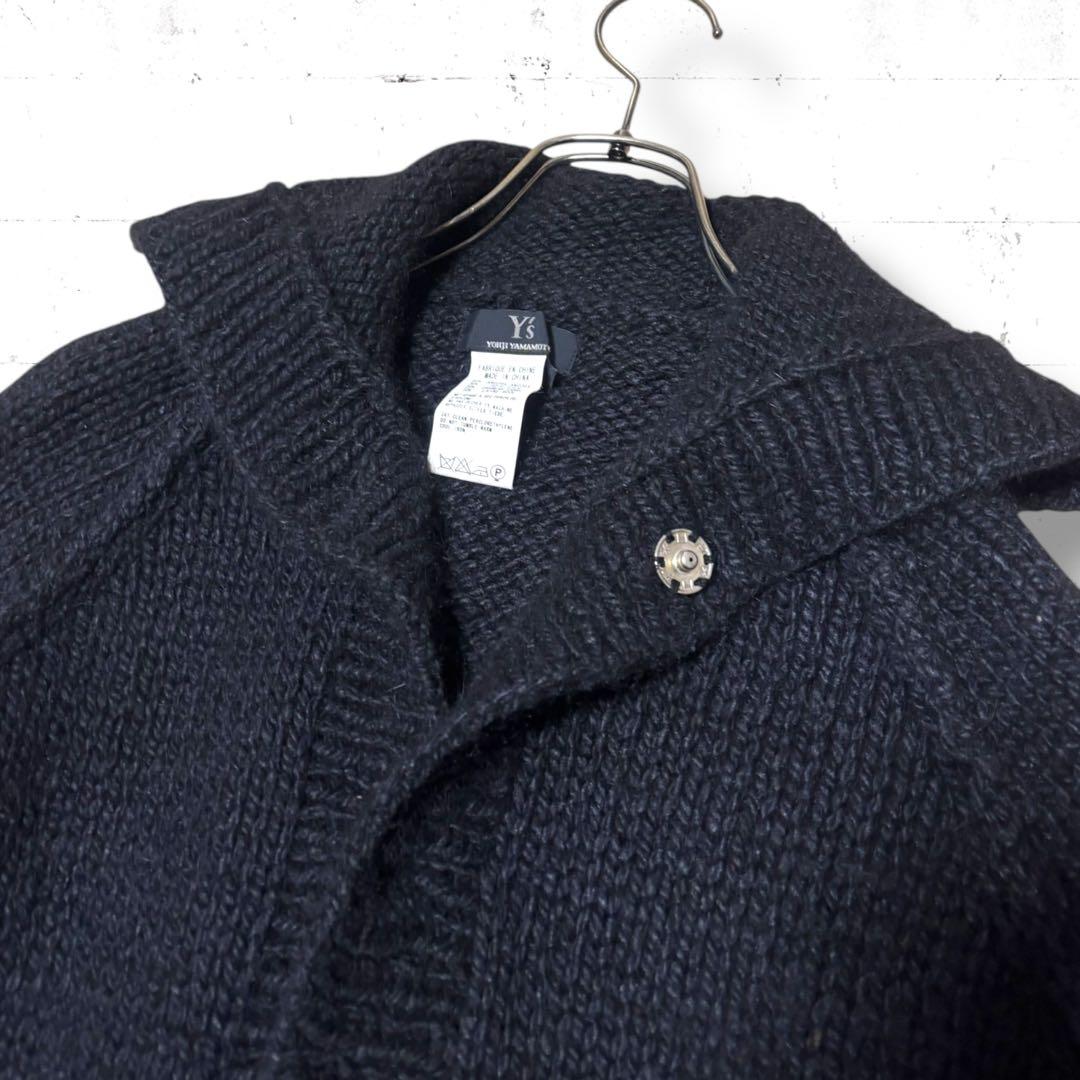 Y's 高級生地　アンゴラ　シルク　肉厚　ニット　カーディガン　2018 年