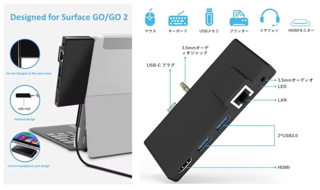 Microsoft Surface Go 【お得なドッキングステーション付】