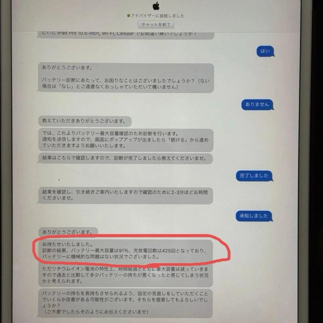 iPad Pro 10.5インチ 256GB Wi-Fi + Cellular