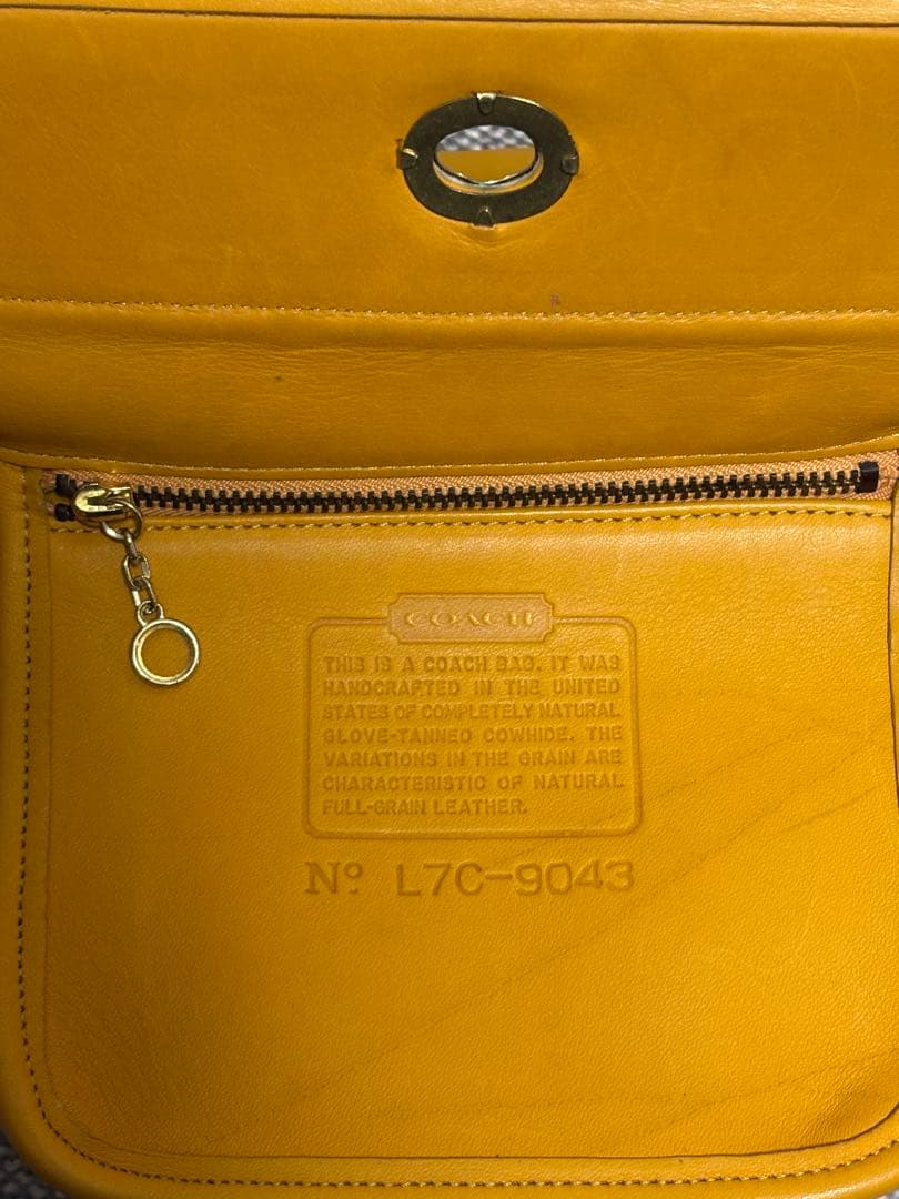 90s old coach オールドコーチ ハンドバッグ　ターンロック USA製
