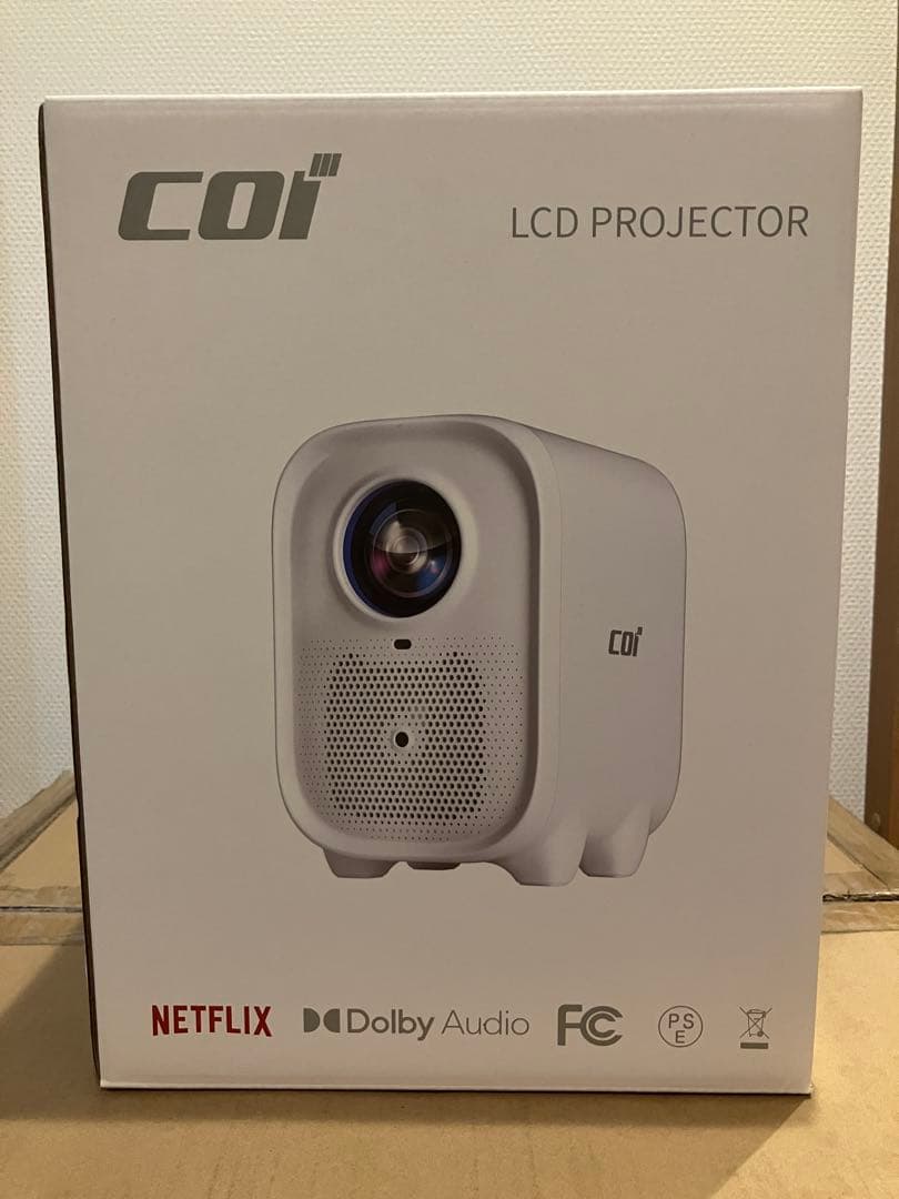 ★新品未開封★ COI UNO5 プロジェクター Netflix認定 ホワイト