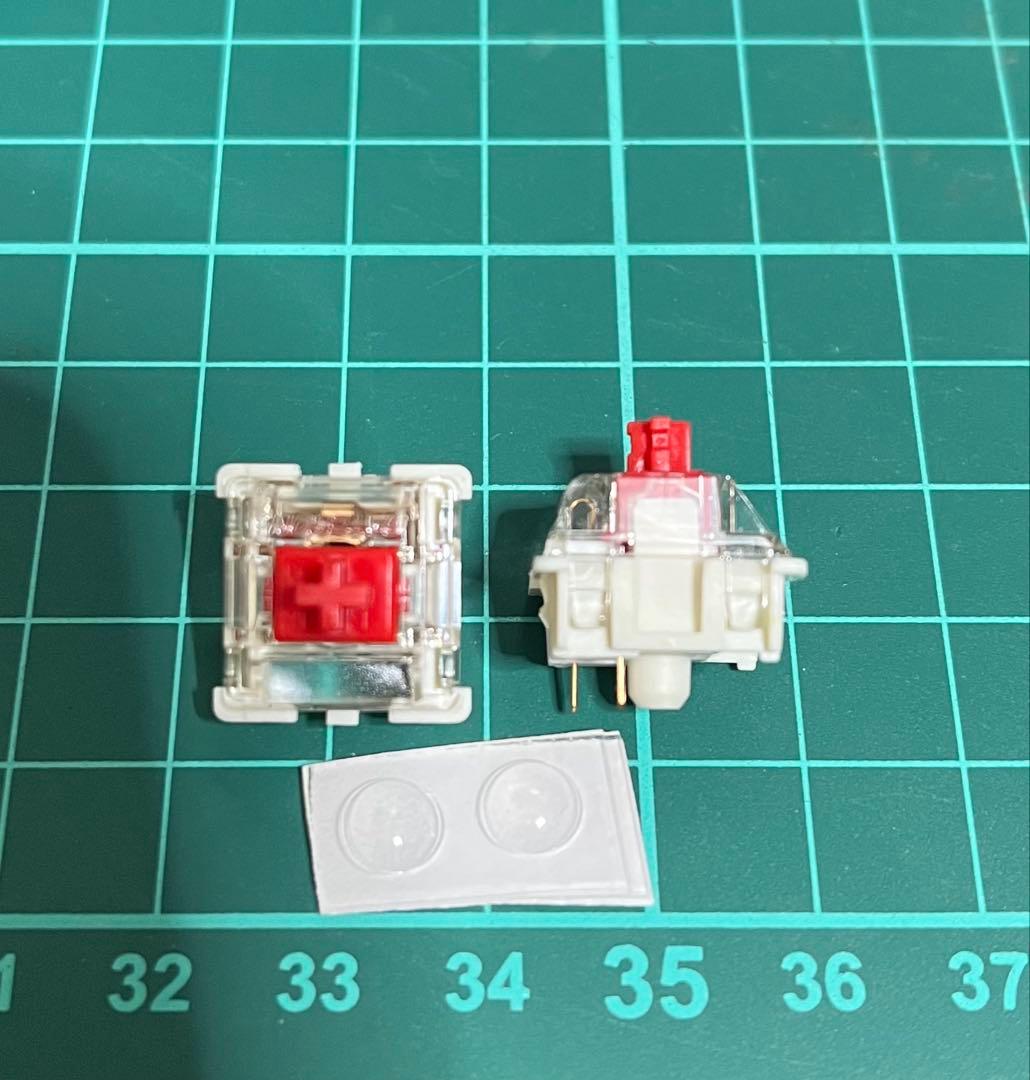 分割メカニカルキーボード 赤軸 46キー RGB 有線 CORNE v4