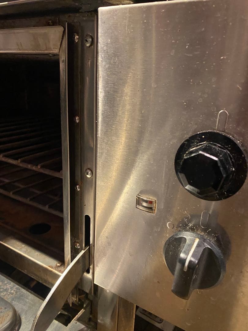 マルゼン 業務用オーブン付ガスコンロ ５口 LPガス