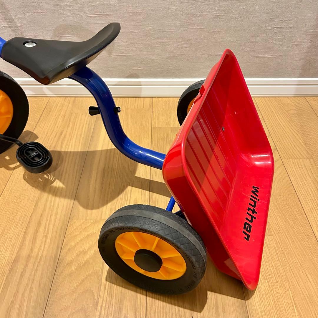 【美品】ボーネルンド　ウィンザー社　ペリカンデザイン　三輪車（荷台つき）