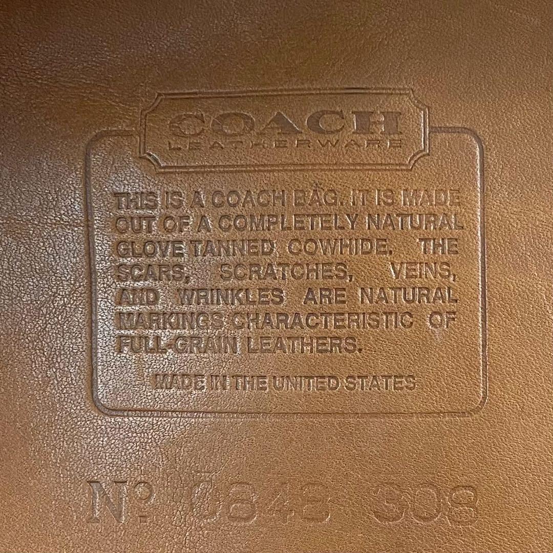 ✨美品✨オールドコーチ　ショルダーバッグ ターンロック　レザー　ブラウン