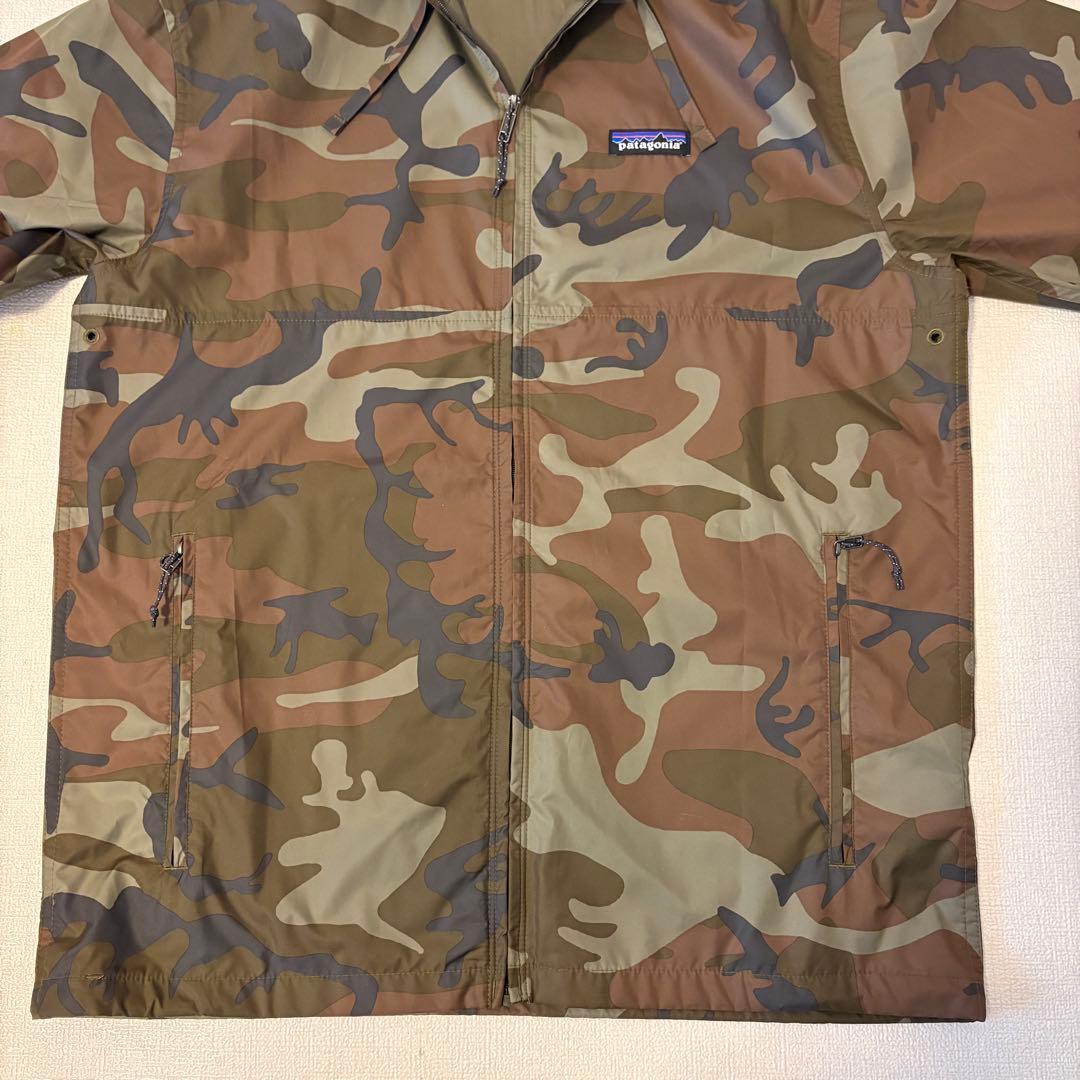 【美品】patagonia カモフラージュ 迷彩 ナイロンジャケット S