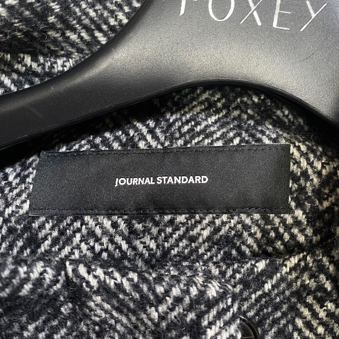 完売品♡ジャーナルスタンダード ウール ヘリンボーンデザインワイドコート