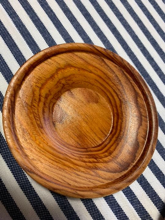 【国産銘木】茶托（５客）