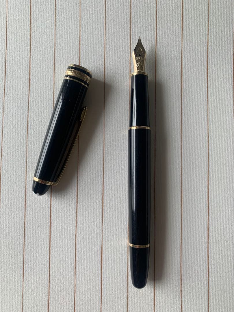 モンブラン 144 万年筆 ブラック 14Kペン先 中古美品