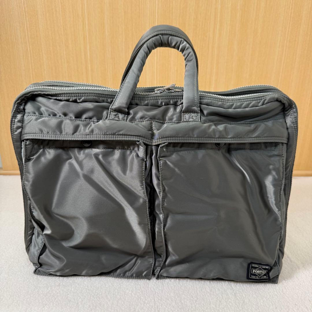 極美品　PORTER ポーター タンカー 2way ショルダーバッグ　 シルバー