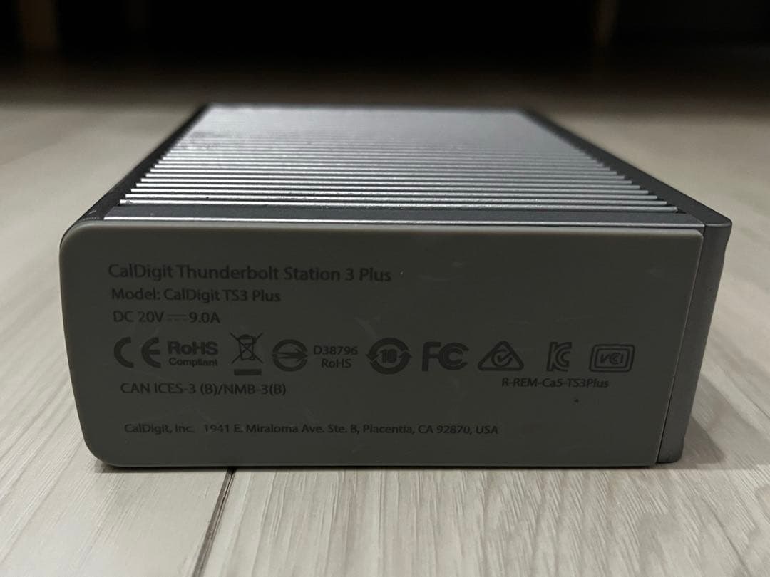 【備品完備】CalDigit TS3 Plus スペースグレイ