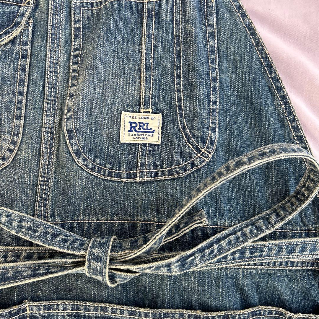 希少❗️DOUBLE RL RRL ダブルアールエル　デニムエプロン