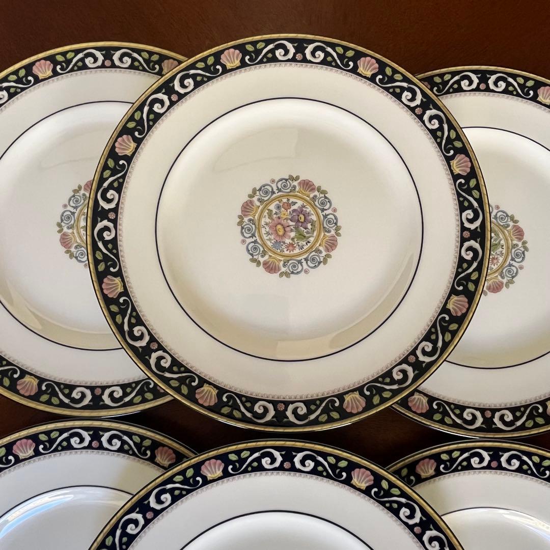 【黒壺美品】ウェッジウッド★ラニーミード★豪華なディナー皿 4枚