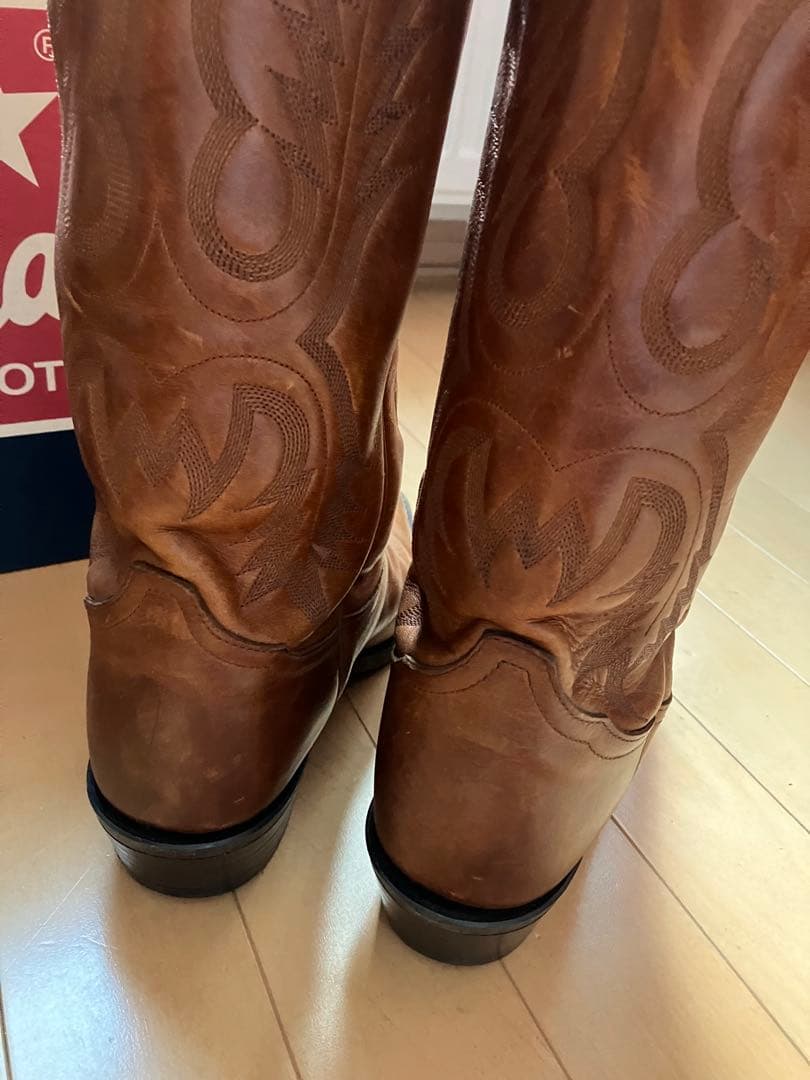 N*o様 Tony Lama ブラウンウエスタンブーツ　25cmくらい