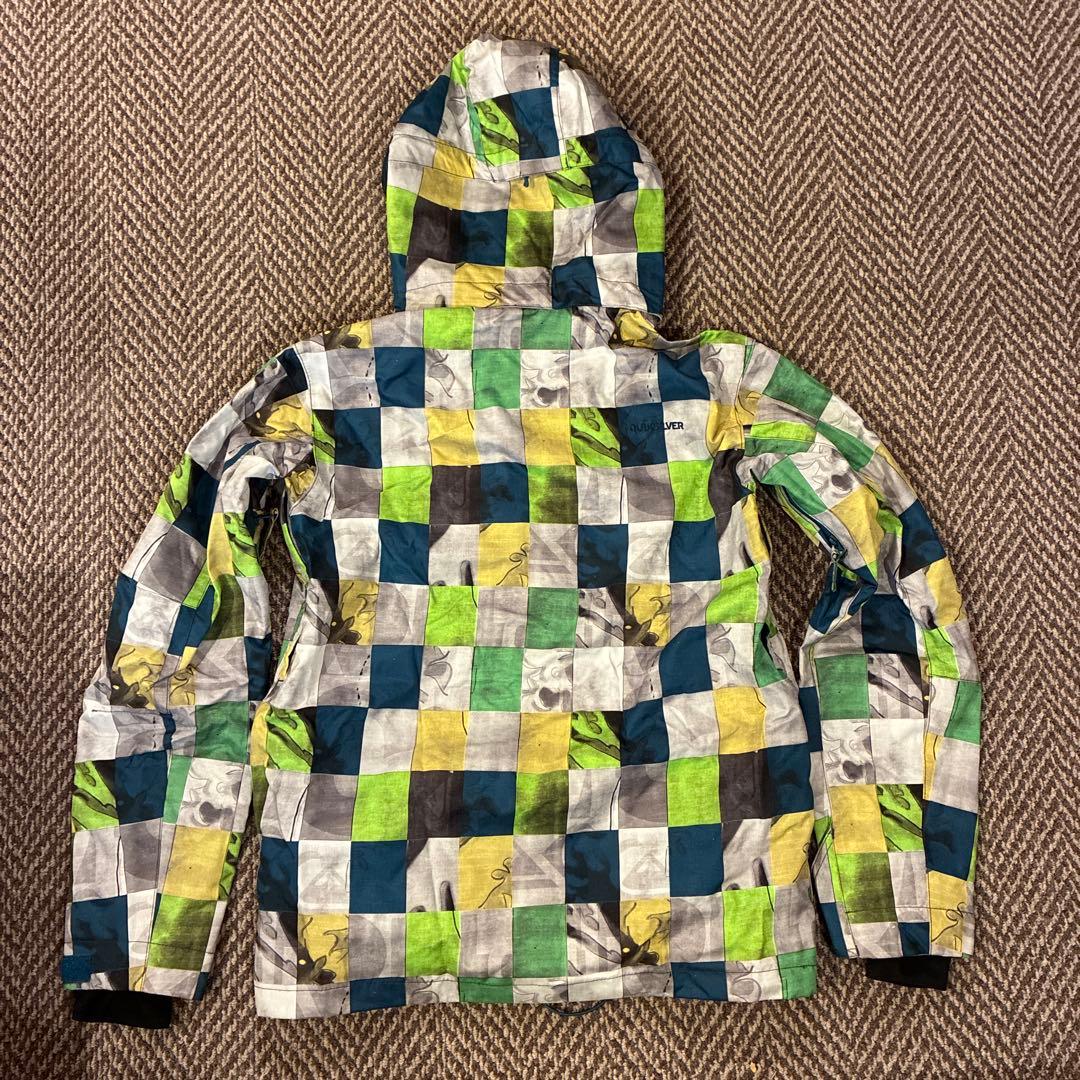 QUIKSILVER /スノーボードウェアXS / スクエア柄