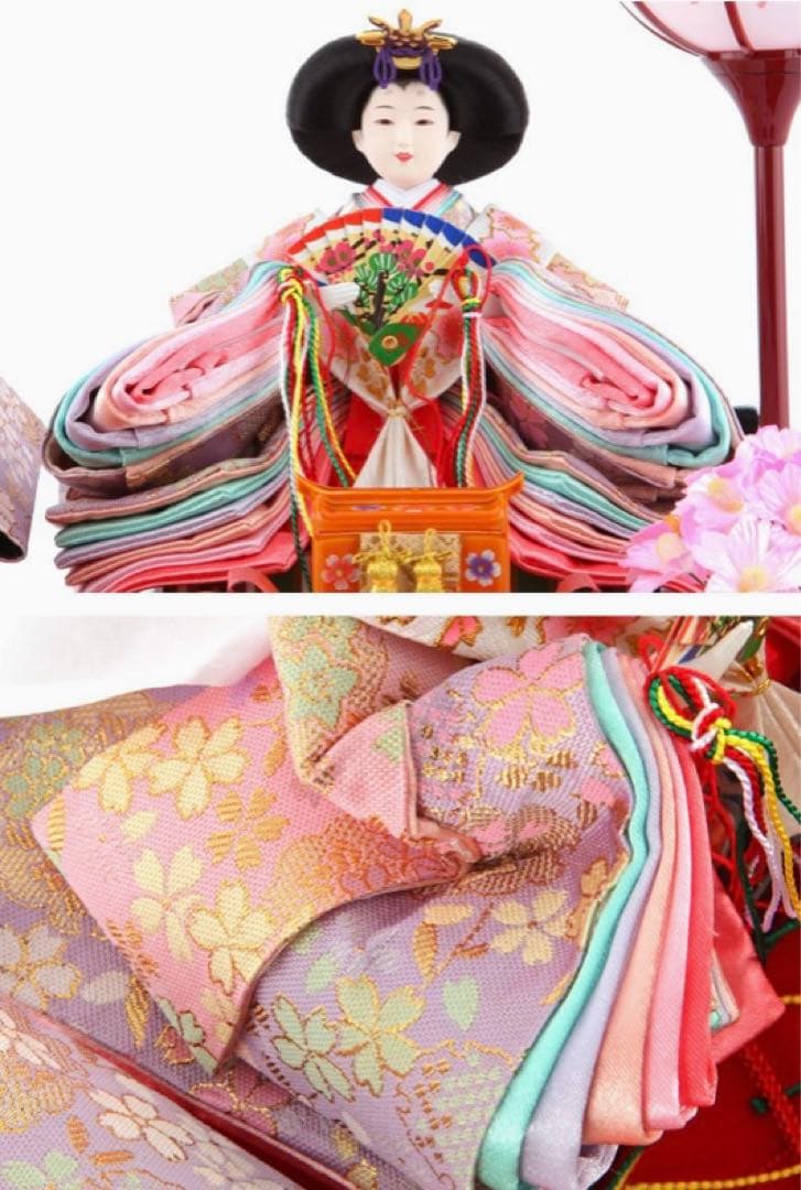 70%OFFセール！【新品本日発送】雛人形 コンパクト ひな人形 ケース飾り