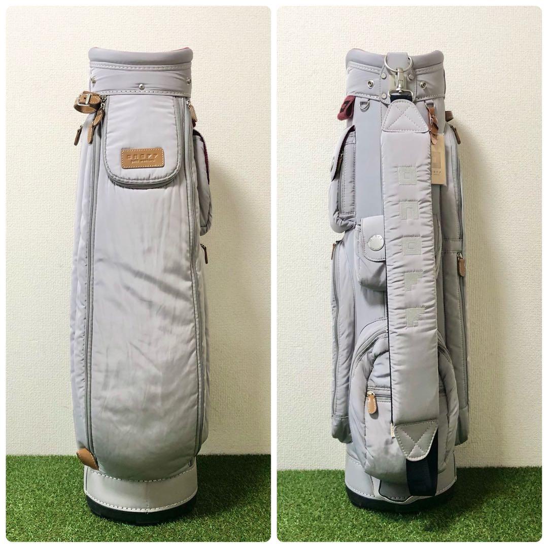 ほぼ未使用｜ONOFF オノフ　キャディバッグ ライトグレー 極美品