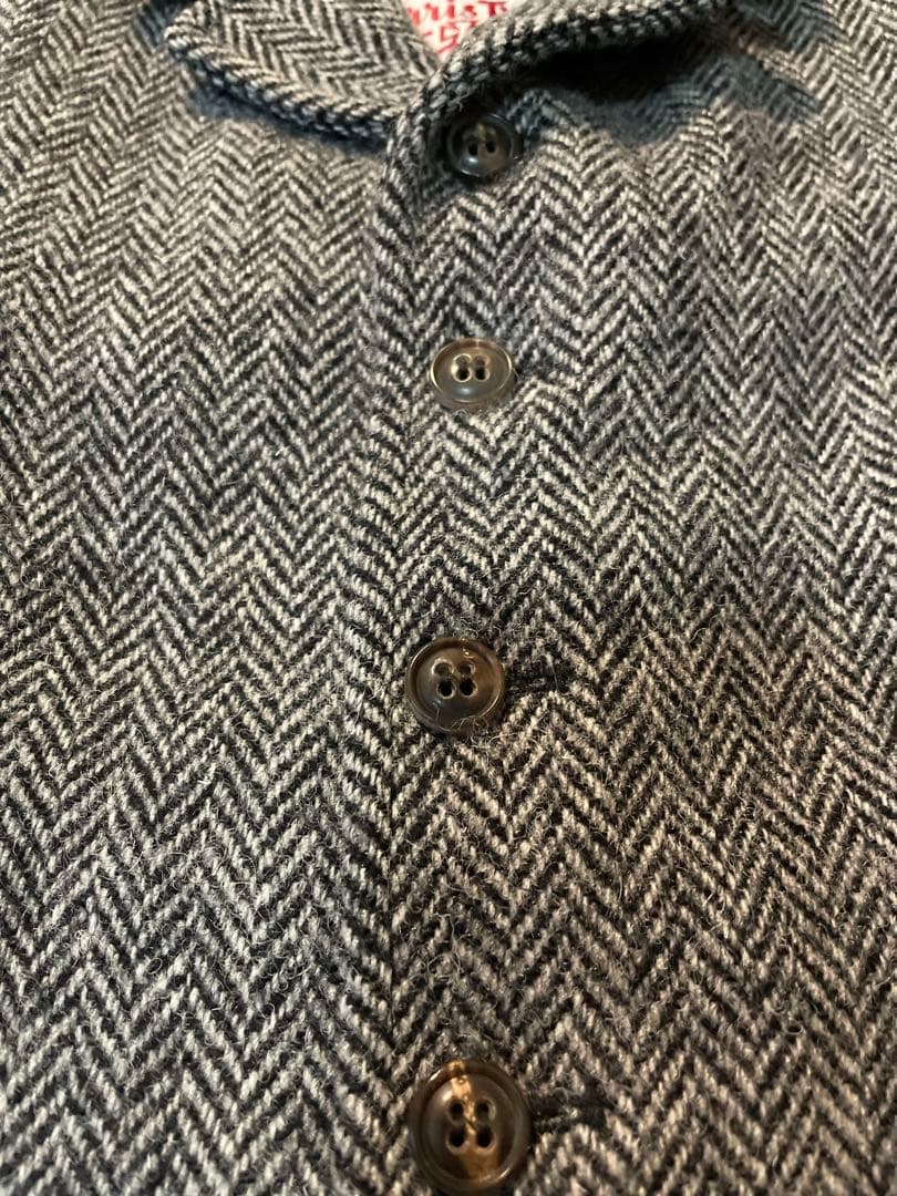 【マロリーベスト】ナイジェルケーボン × ハリスツイードＬサイズ