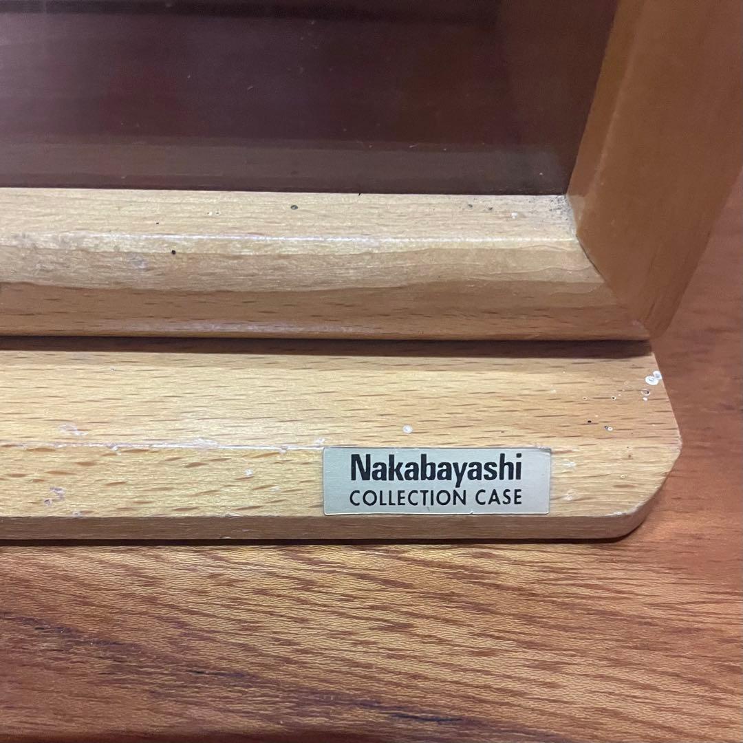 【中古・難あり品】ナカバヤシ コレクションケース 木製棚 ディスプレイケース
