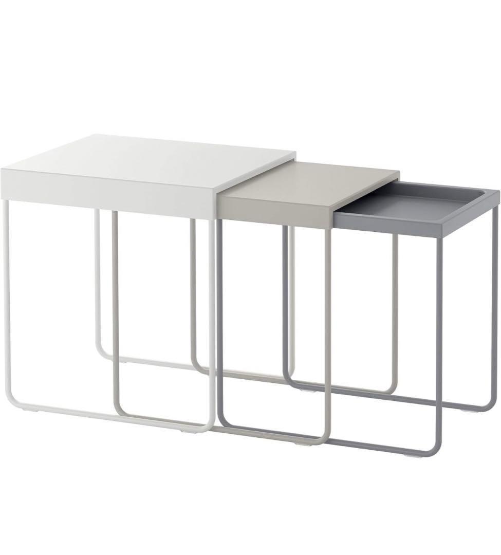 IKEA イケア GRANBODA ネストテーブル3点セット　廃番品