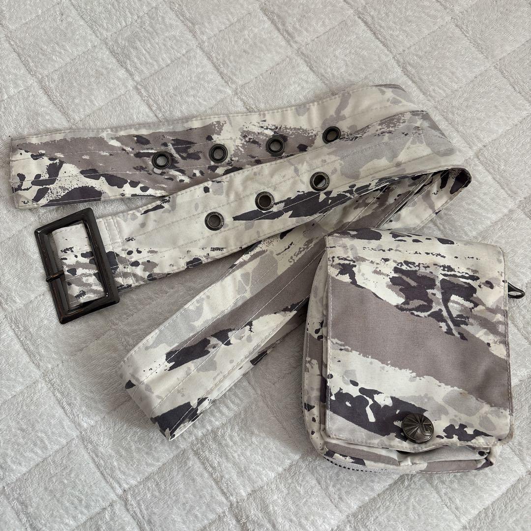 burton ジャンプスーツメンズS スキースノボ迷彩柄グレー