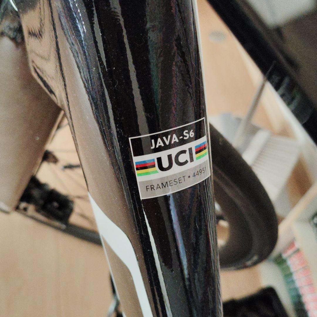 CUBE JAVA-S6 ロードバイクフレーム CUBEのシールは後付けです