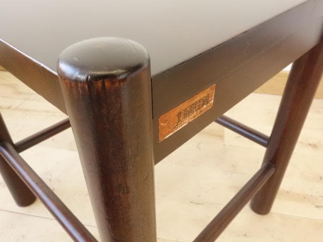 北海道民芸家具　ミニテーブル　花台　再塗装済　USED