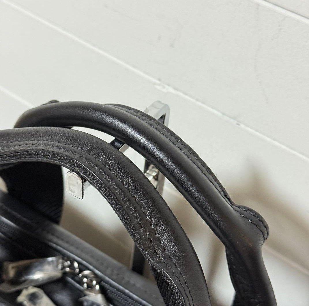 未使用　ゼロハリバートン　レザー　ビジネスバッグ　ブラック　大容量