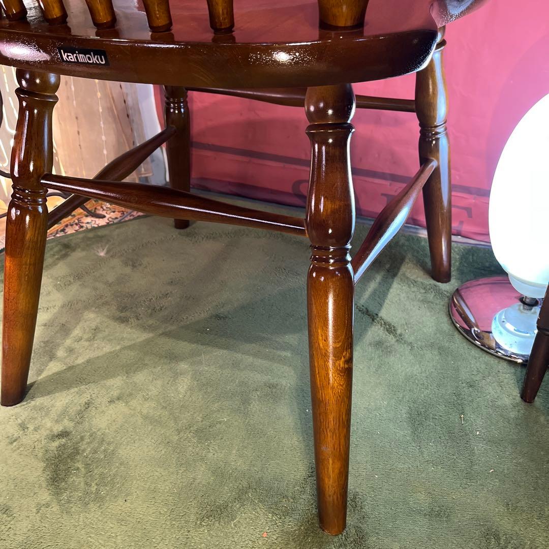 L１　カリモクヴィンテージ スピンドルチェア　コロニアル ウィンザー