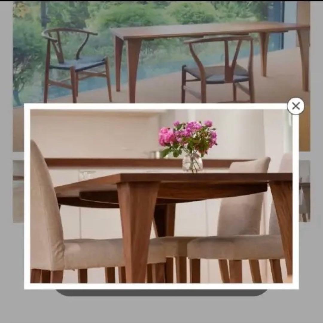 土井木工 THE DINING TABLE KRA ダイニングテーブル Yチェア