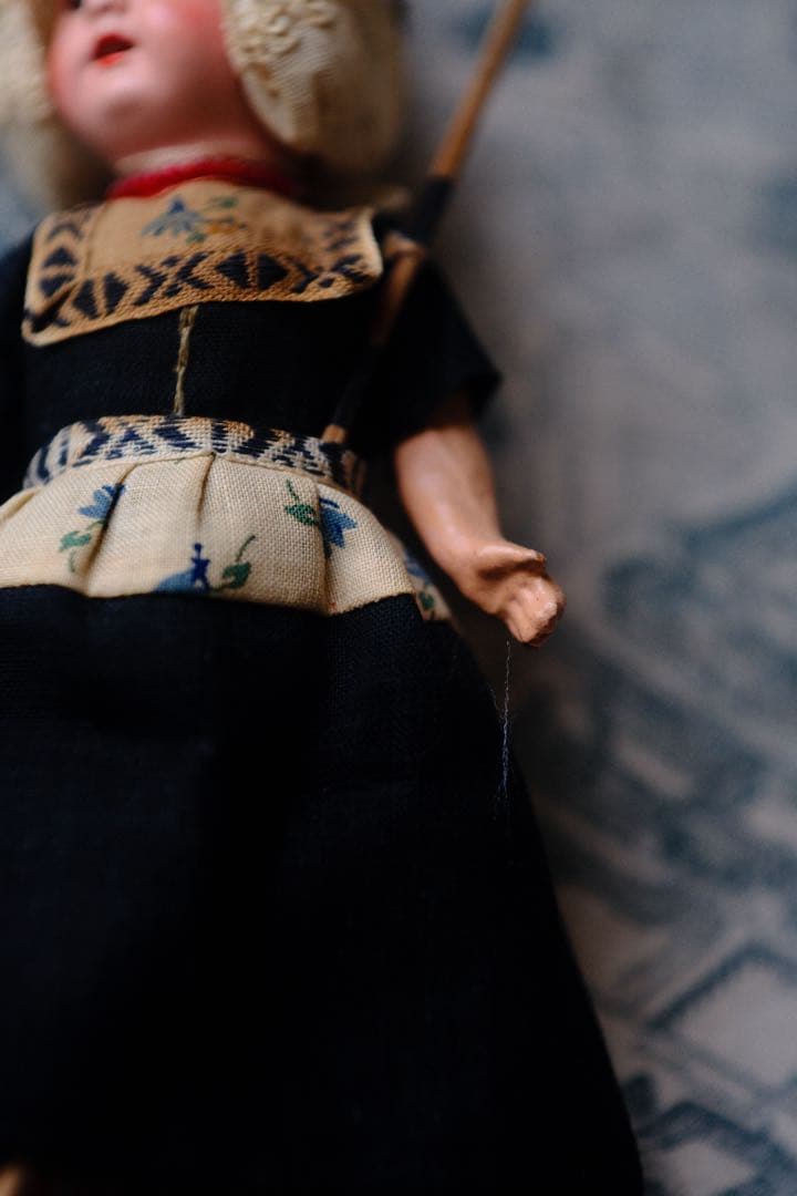 ヴィンテージ コンポジションドール ドールハウス ミニョネット オランダ