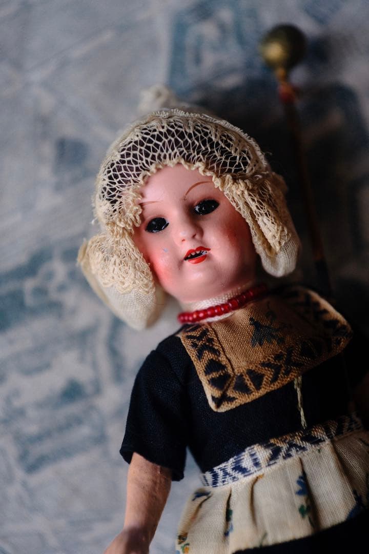 ヴィンテージ コンポジションドール ドールハウス ミニョネット オランダ