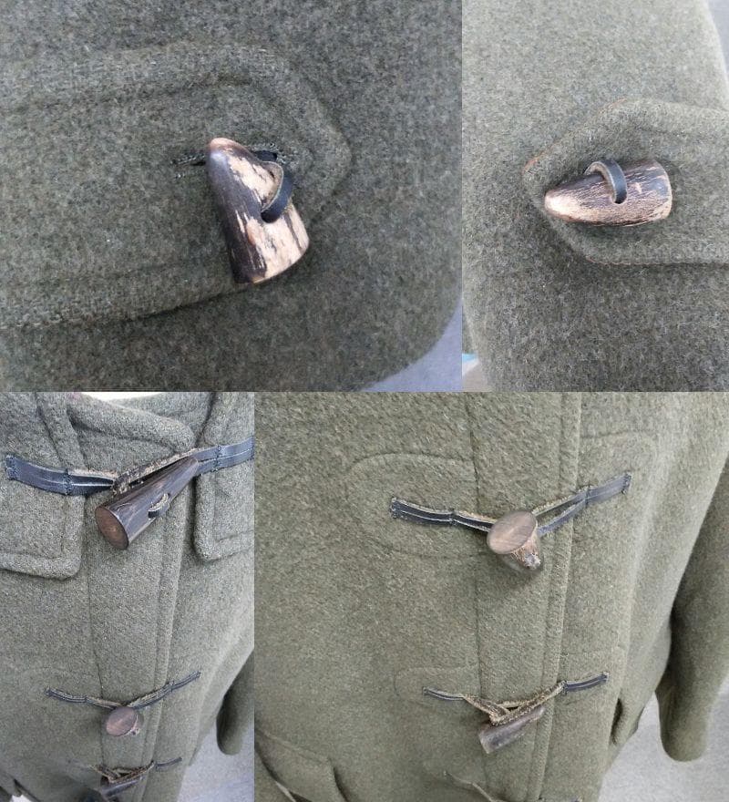 Burberry’ｓ　ウール フード付き　ダッフルコート 　オリーブグリーン