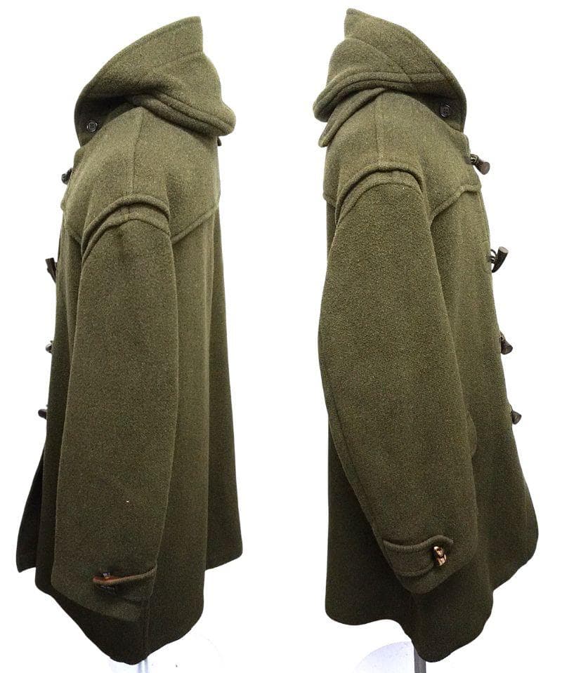 Burberry’ｓ　ウール フード付き　ダッフルコート 　オリーブグリーン