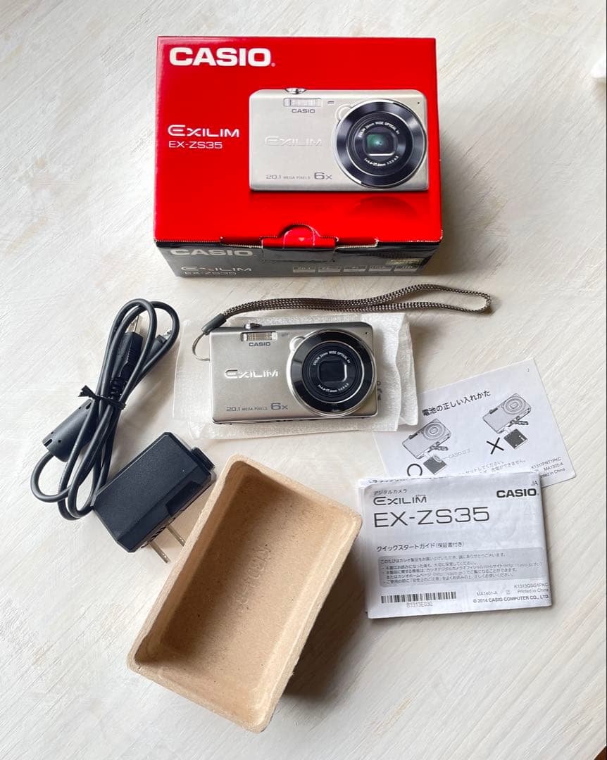 【動作確認済み】 デジタルカメラ CASIO Exilim EX-ZS35
