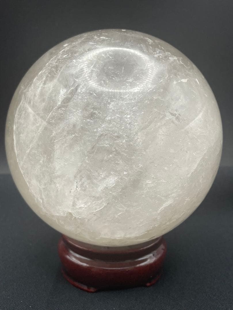 【ヒマラヤ水晶】丸玉 虹入り 約98㎜ 約1,355g 天然石 セール開催中！