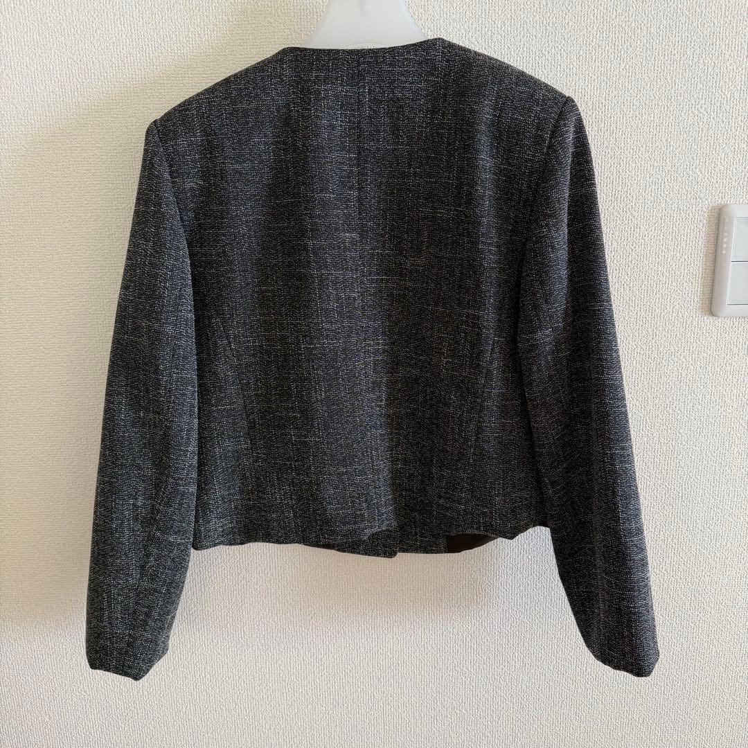 美品　ZARA メランジショートブレザー