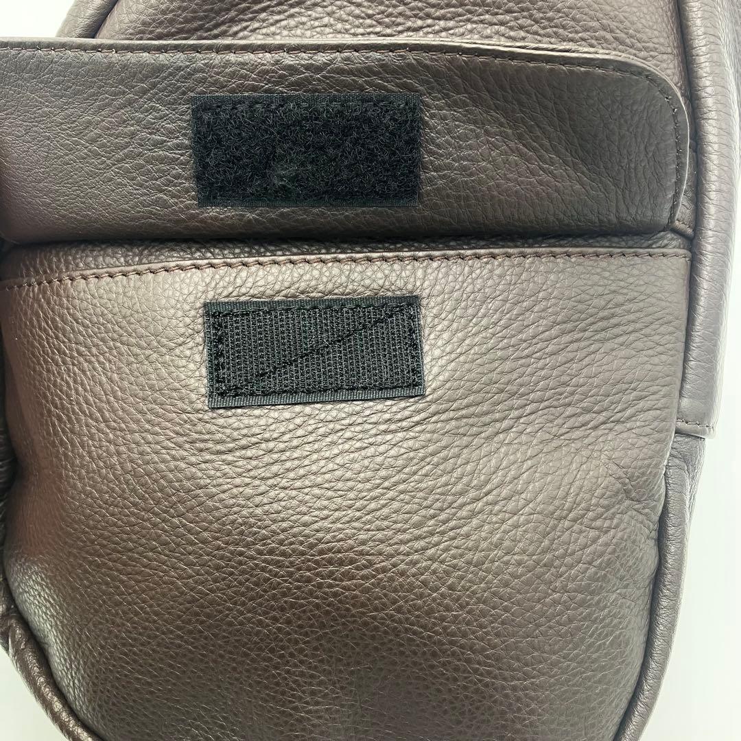 ヘルシーバックバッグ アメリ ボディバッグ ショルダー レザー y2k ブラウン