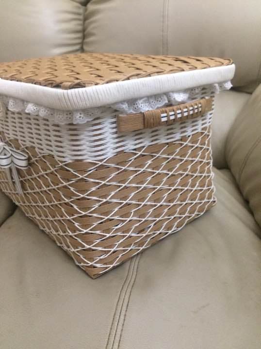 アンフェ様 オーダーソーイングボックスカゴ完成品