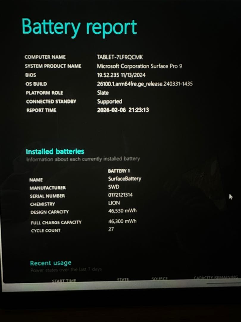 Windowsタブレット本体 Microsoft Surface Pro 9 SQ3 8Gb 256Gb 5G