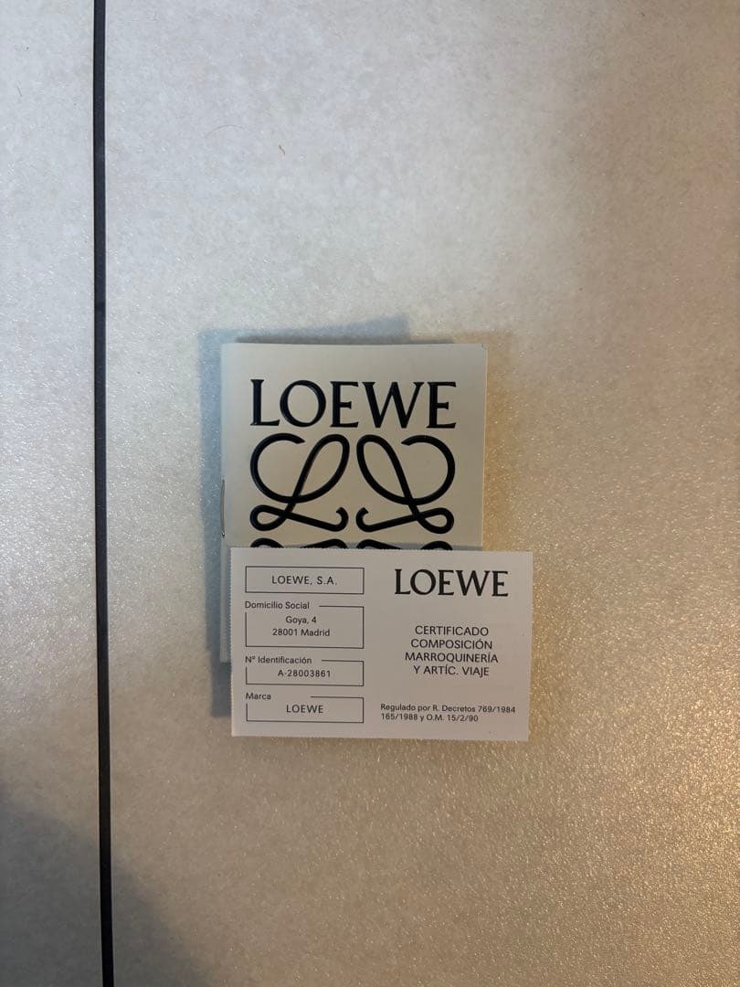 LOEWE フラメンコ ブラックレザー ショルダーバッグ