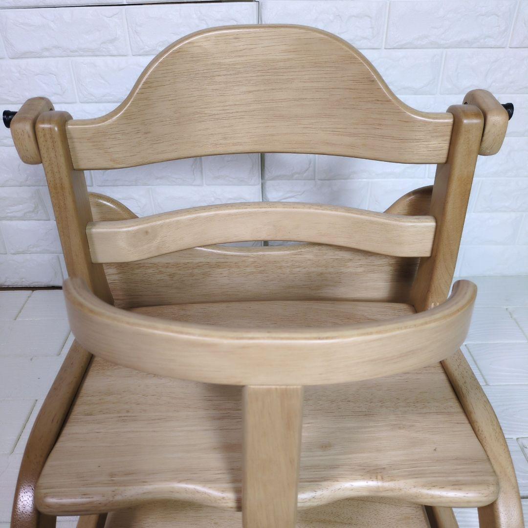 ◎未使用級◎　大和屋 　すくすくローチェアⅡ NA 木製　◎テーブルカバー付き◎