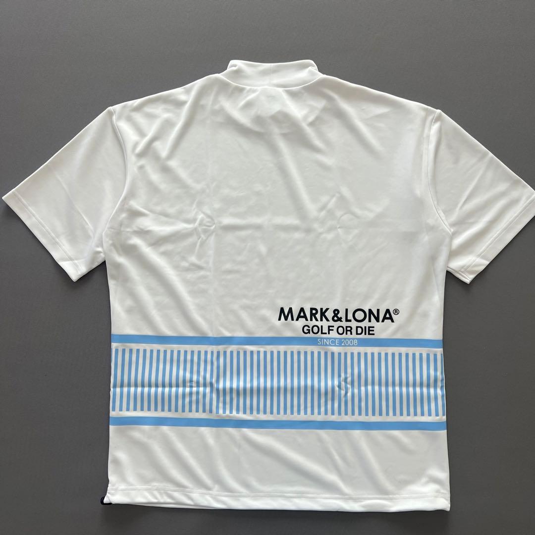 MARK&LONA マークアンドロナ　2024年モデル　メンズ　モックネック　白
