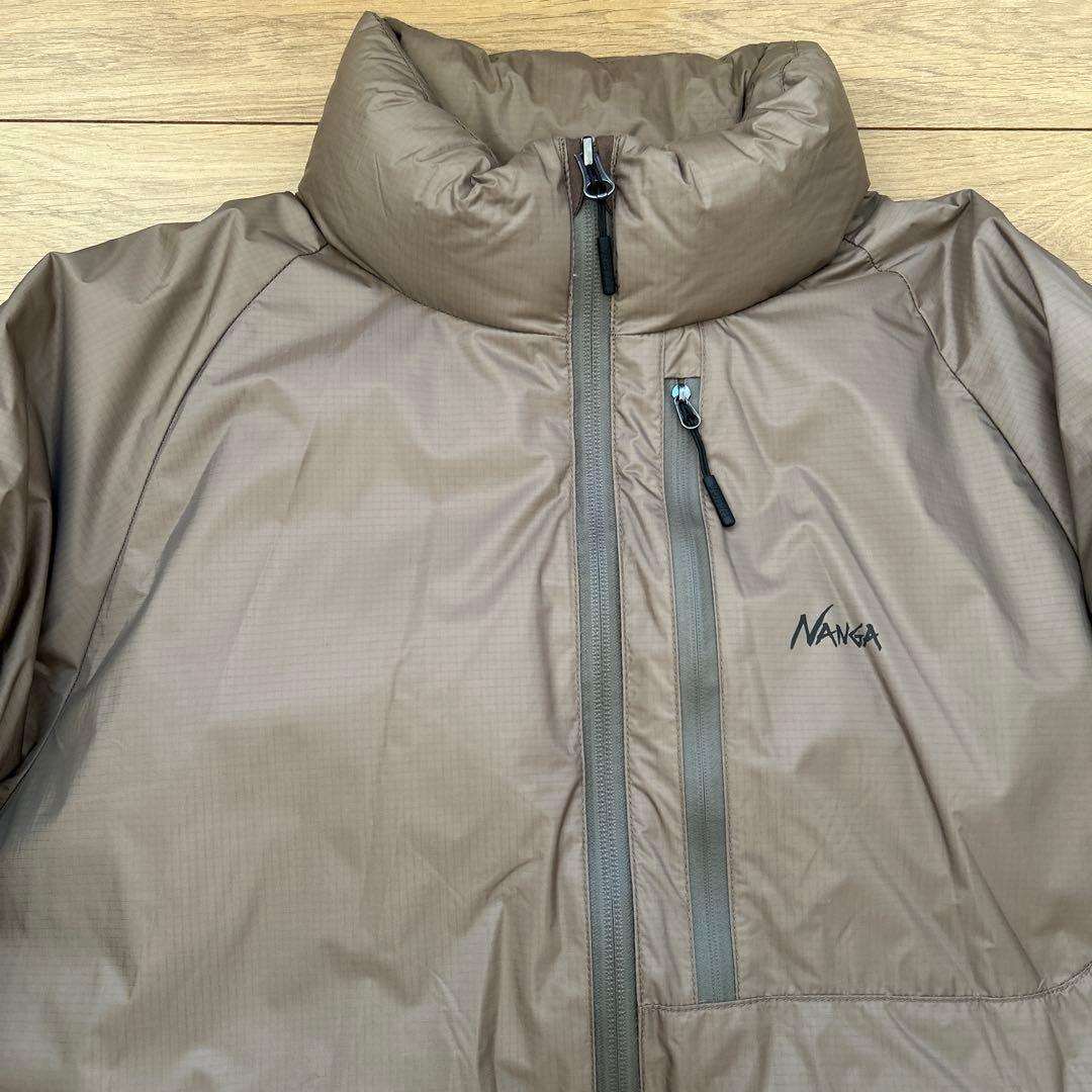 NANGA オーロラテックダウンジャケット　スタンドカラー　コヨーテ