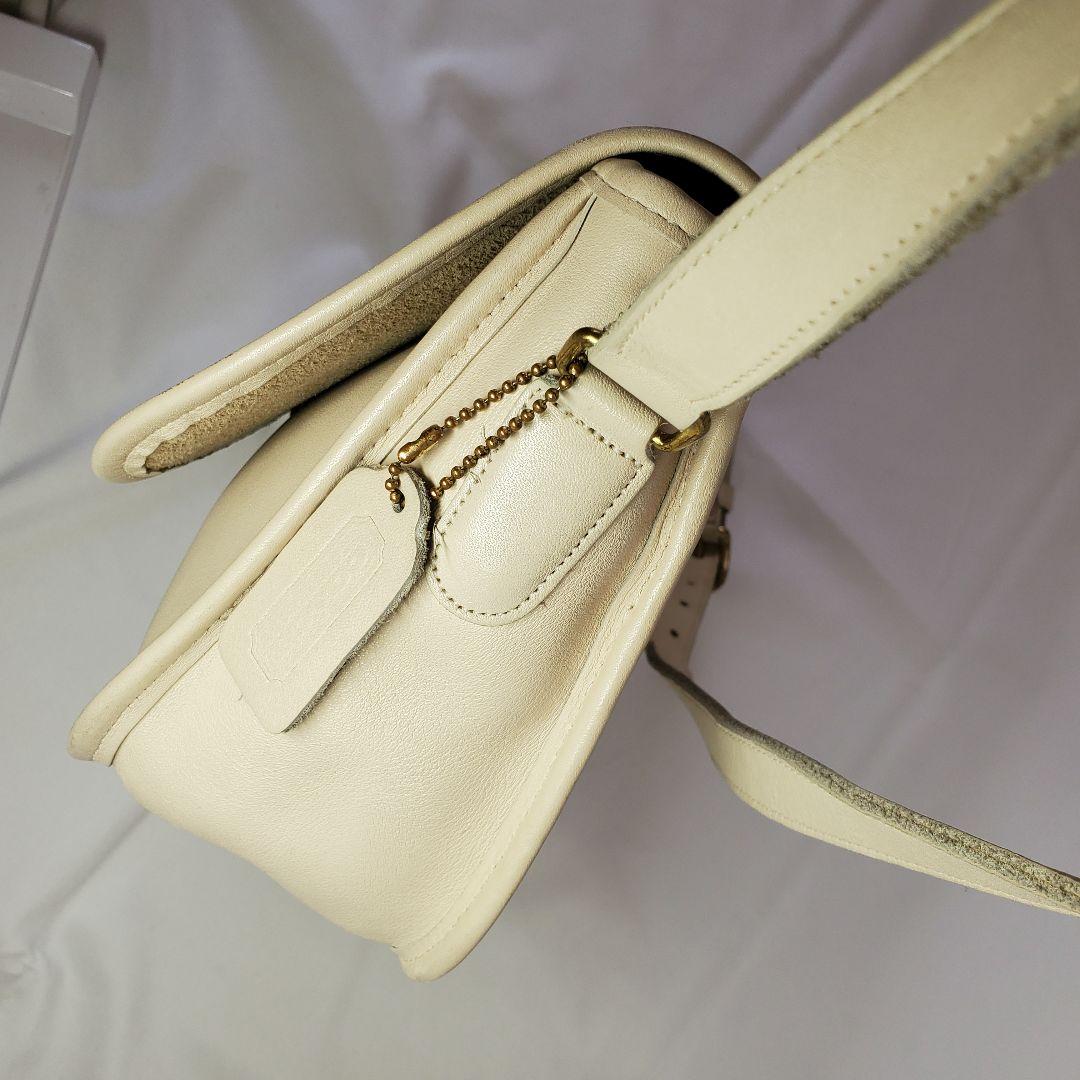 OLD COACH ベージュ ショルダーバッグ USA